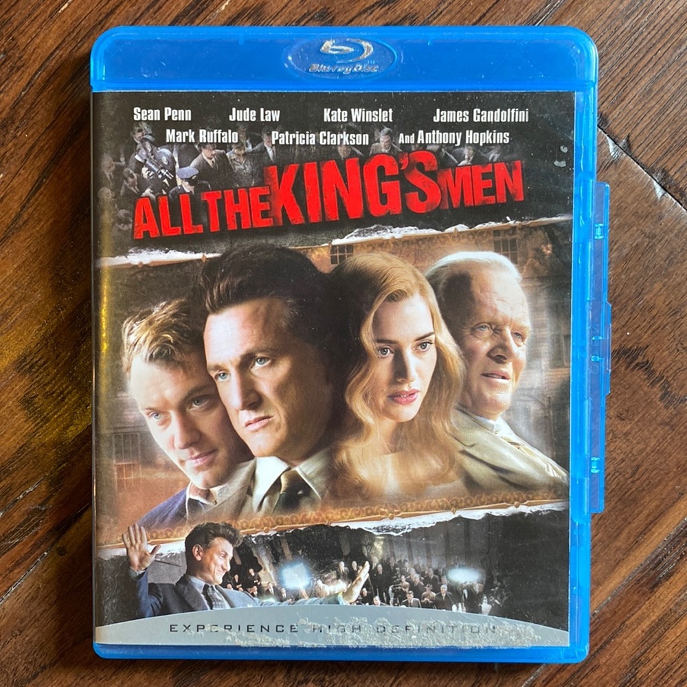 All The King’s Men Blu-ray DVD Sean Penn Jude Law Kate Winslet Anthony Hopkins​
